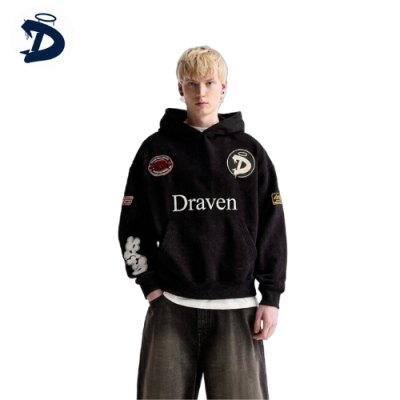 Áo Hoodie thể thao form rộng Oversize