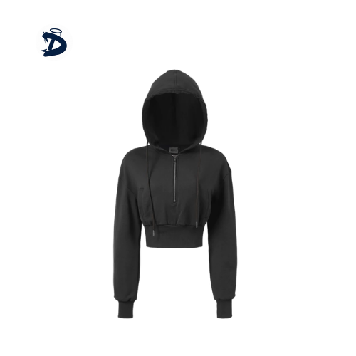 Áo Hoodie Croptop - Ảnh 3
